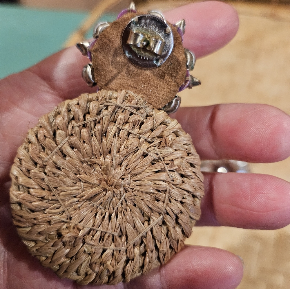 Mignonne Gavigan Cherie Drop Raffia Earrings - Picture 5 of 9